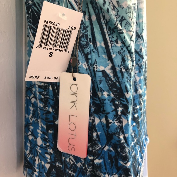 🆕PINK LOTUS | By Athleta Blue Print Tank - Picture 6 of 6